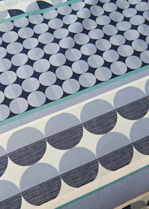 Blue Geometric Print Duvet Cover - Single Image 4