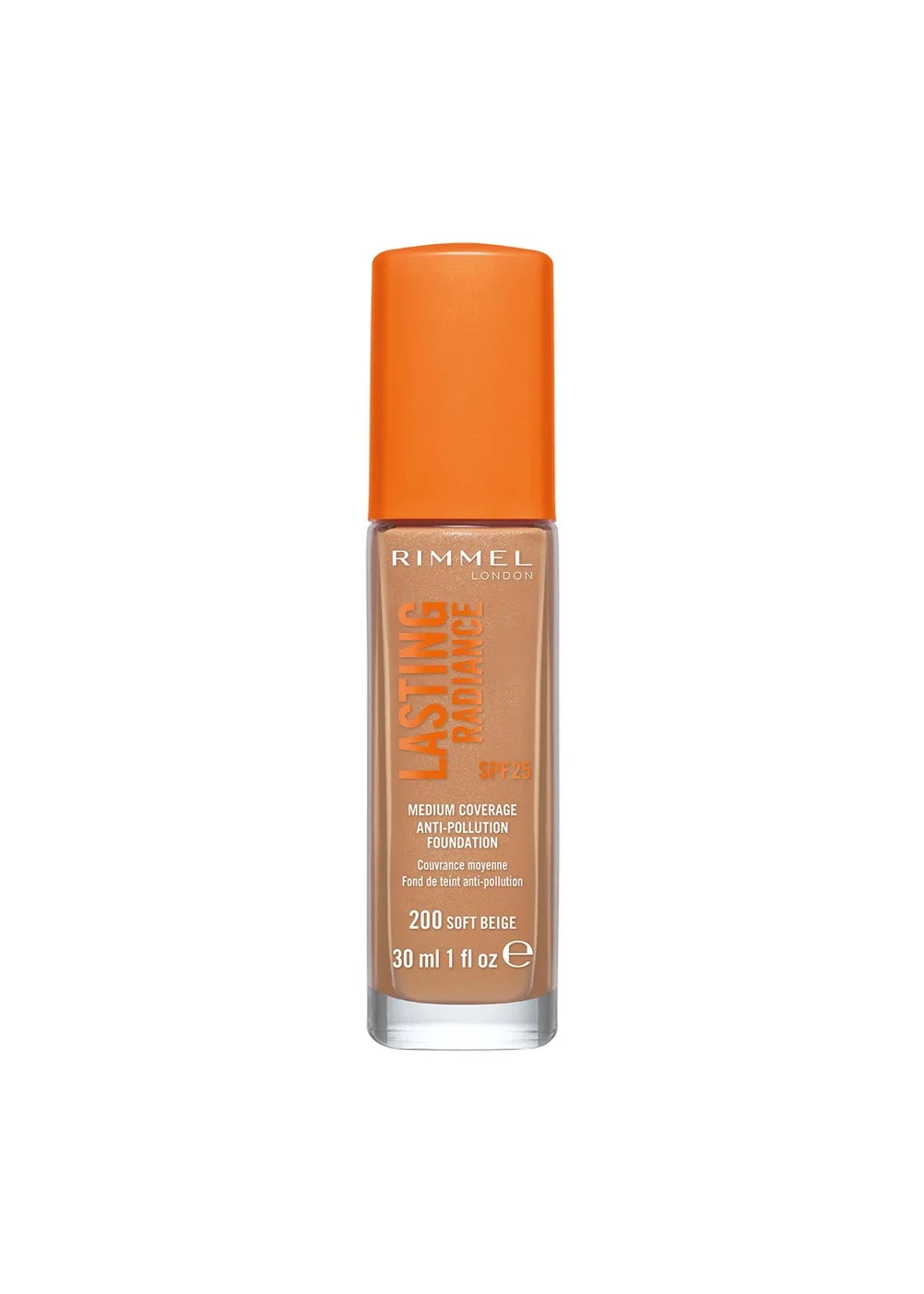 Rimmel London Match Perfection Foundation - 200 Soft Beige (30ml) Image 1
