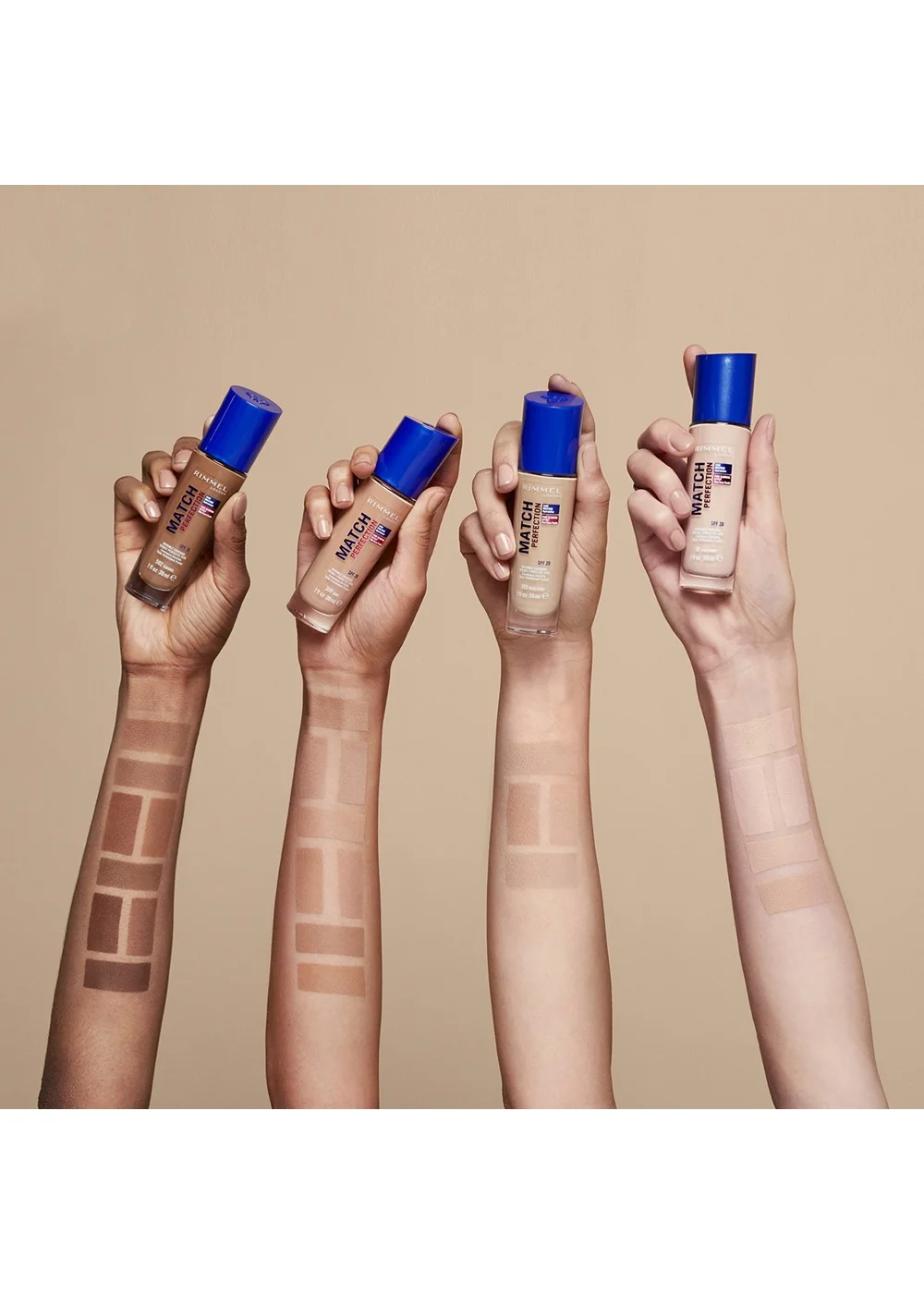 Rimmel London Match Perfection Foundation - True Ivory (30ml) Image 3