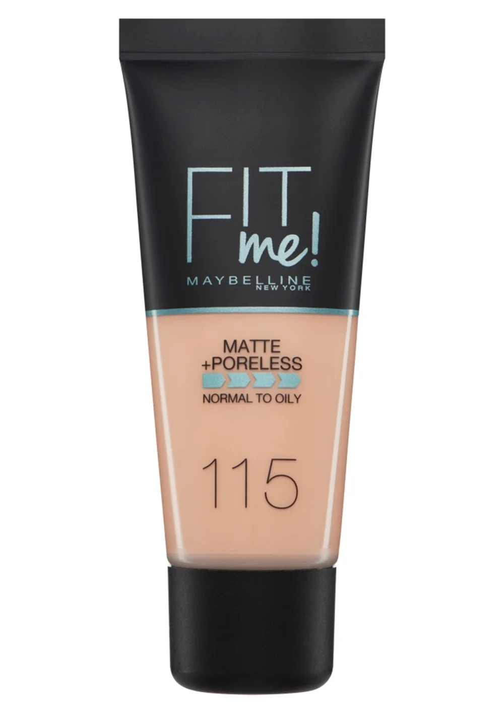 Maybelline Fit Me Matte & Poreless 115 Ivory Liquid Foundation (30ml) Image 1