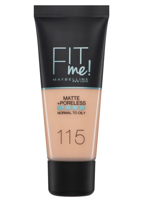 Maybelline Fit Me Matte & Poreless 115 Ivory Liquid Foundation (30ml) Image 1