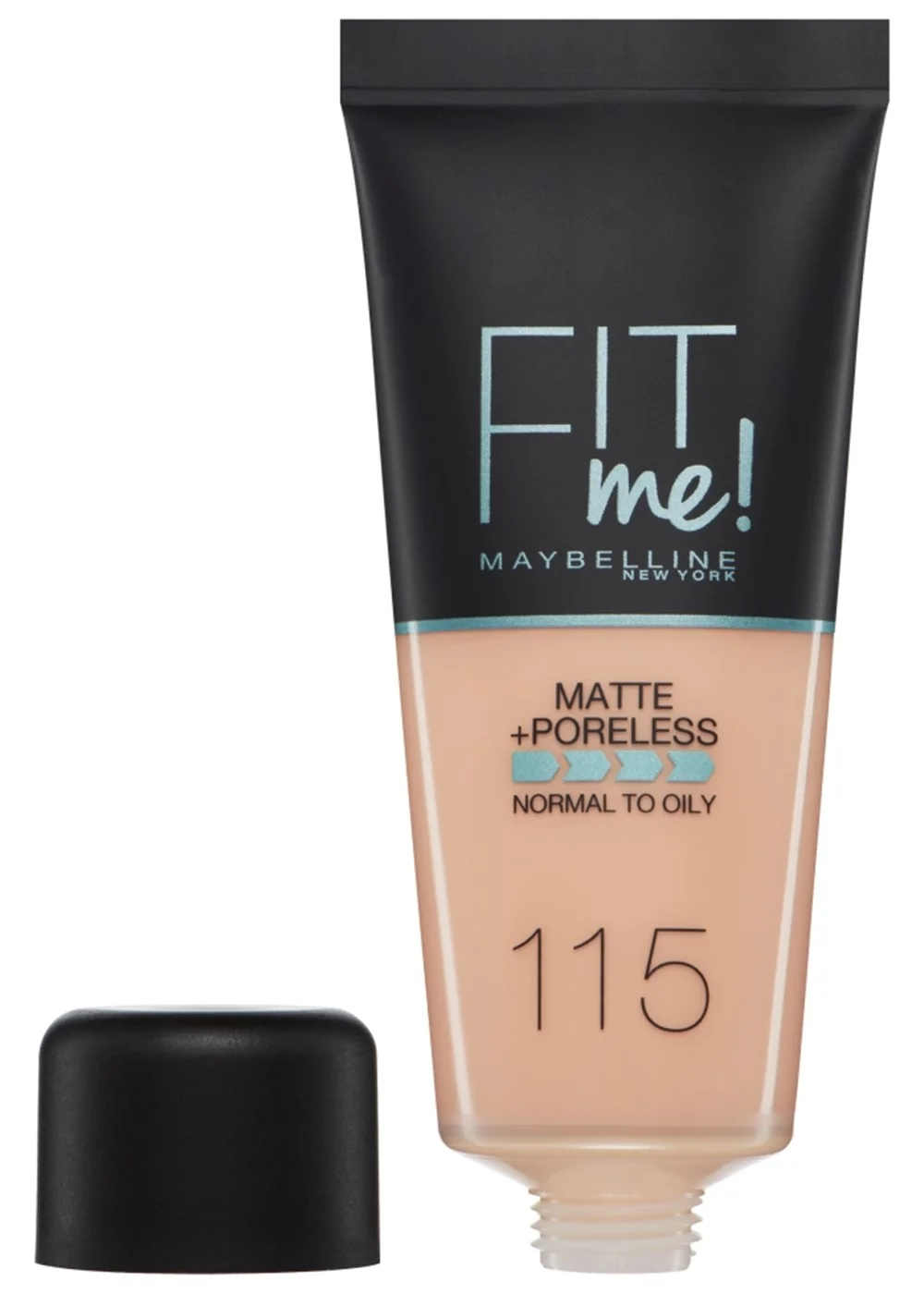 Maybelline Fit Me Matte & Poreless 115 Ivory Liquid Foundation (30ml) Image 2