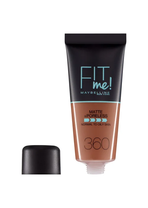 Maybelline Fit Me Matte & Poreless 360 Mocha Liquid Foundation (30ml) Image 2