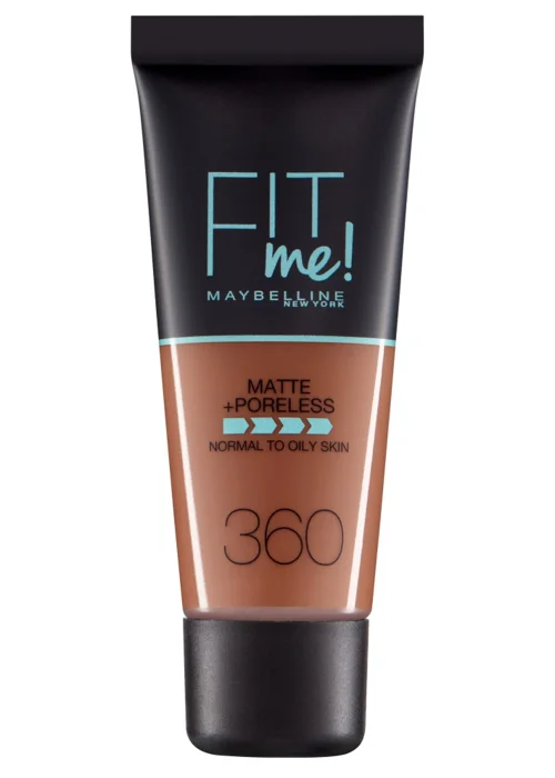 Maybelline Fit Me Matte & Poreless 360 Mocha Liquid Foundation (30ml) Image 1
