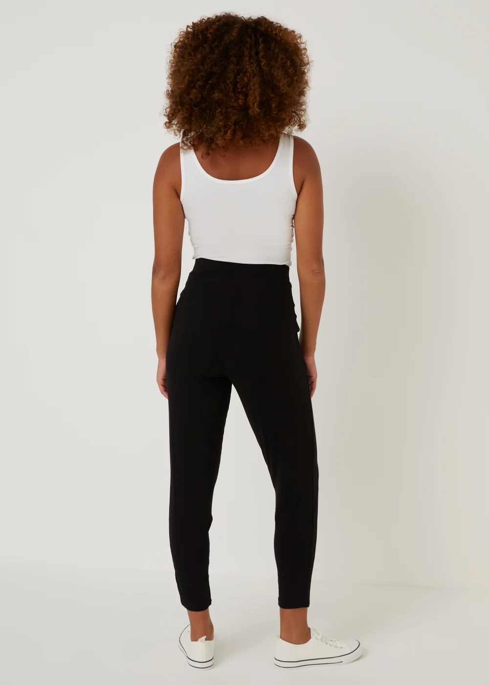 Black Harem Joggers - 8 Image 4