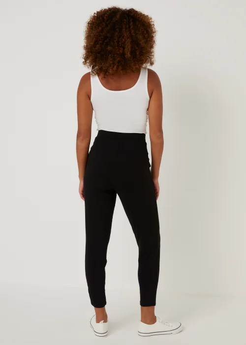 Black Harem Joggers - 8 Image 4