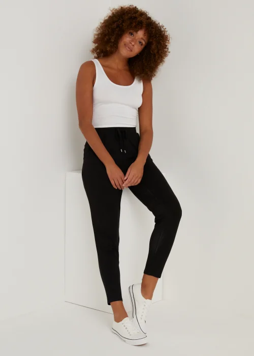 Black Harem Joggers - 8 Image 2