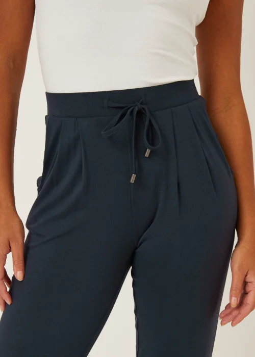 Navy Harem Joggers - 22 Image 3
