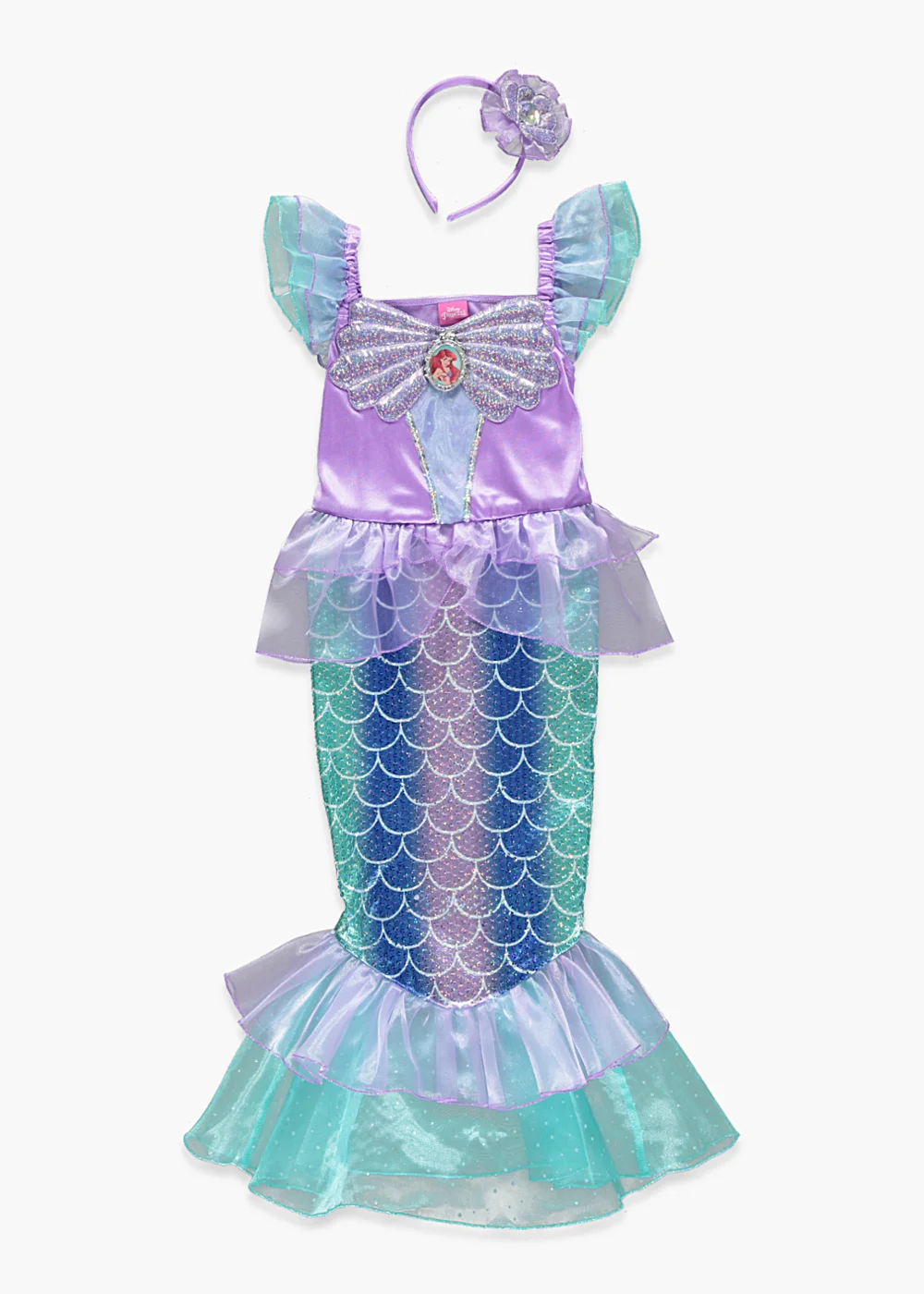Kids Disney Princess Ariel Fancy Dress Costume (3-9yrs) - Age 4 - 5 Years Kids Disney Princess Ariel Fancy Dress Costume (3-9yrs) - Age 4 - 5 Years