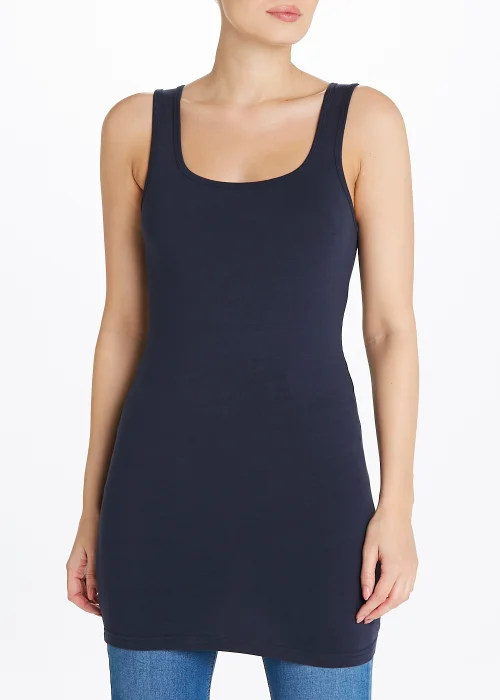 Navy Essential Longline Vest - Size 8 Image 1