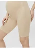 Mamalicious Maternity Cream Seamless Over Bump Shorts - 8-10 Image 5