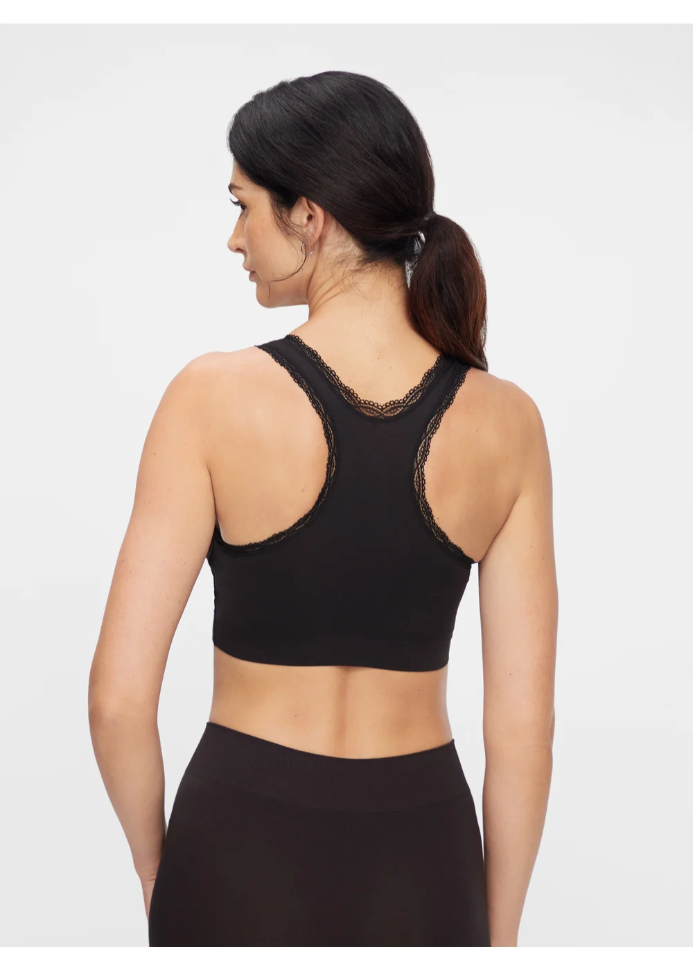 Mamalicious Maternity Black Seamless Nursing Bra - 08-10 Image 4