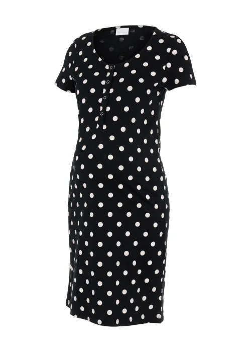 Mamalicious Maternity Spot Print Nursing Nightie - XS - UK 6 Image 5