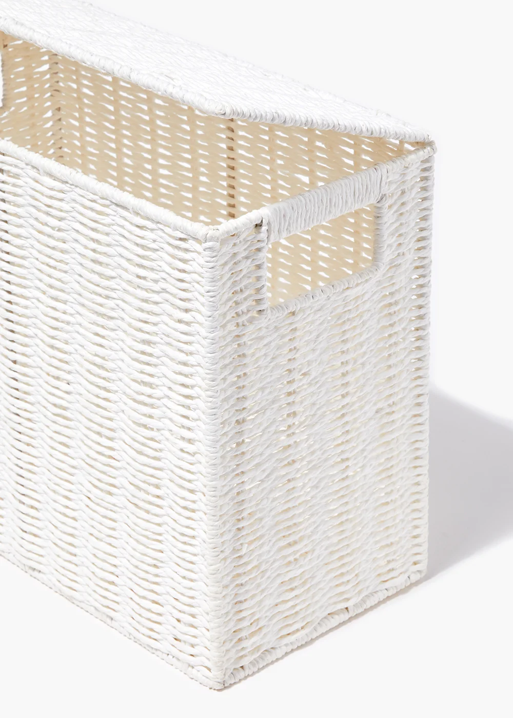 White Narrow Toilet Storage Unit (35cm x 18cm x 30cm) Image 2