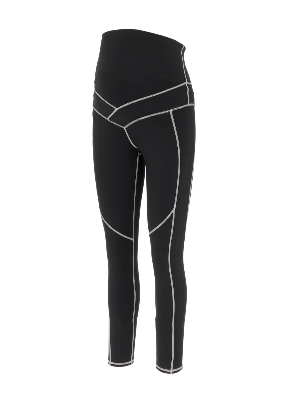 Mamalicious Maternity Black Active Leggings - 08-10 Image 1