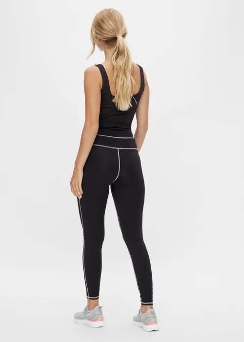 Mamalicious Maternity Black Active Leggings - 08-10 Image 3