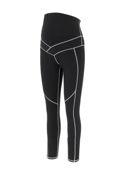 Mamalicious Maternity Black Active Leggings - 08-10 Image 6