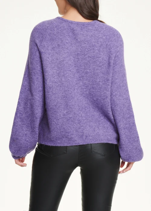 JDY Purple Andrea Cardigan - 6 Image 3