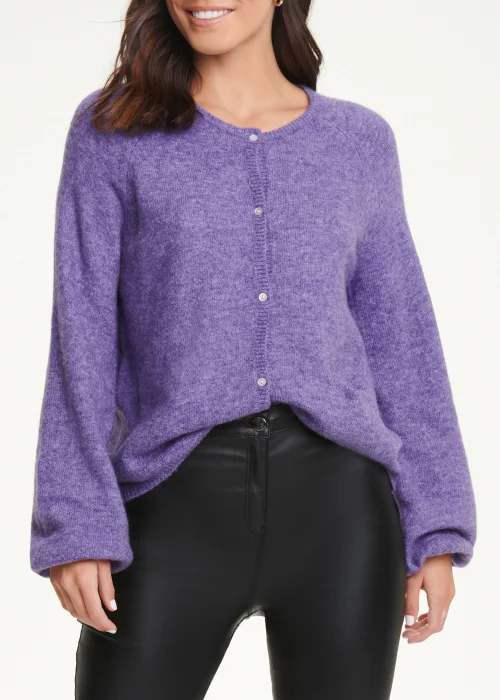 JDY Purple Andrea Cardigan - 6 Image 1