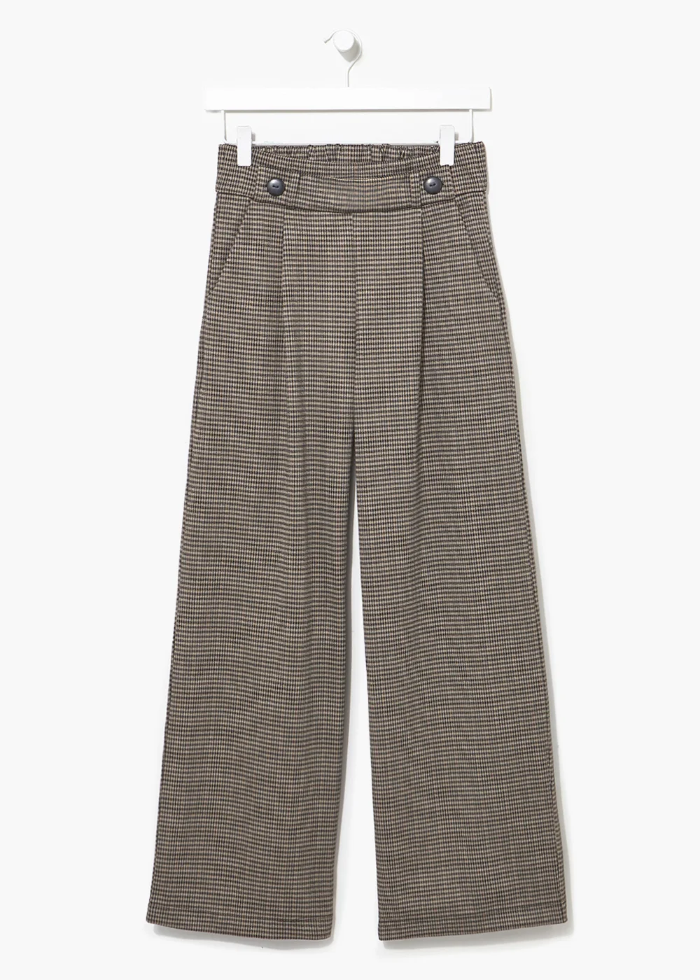 JDY Mia Stone Check Trousers - 8 Image 4