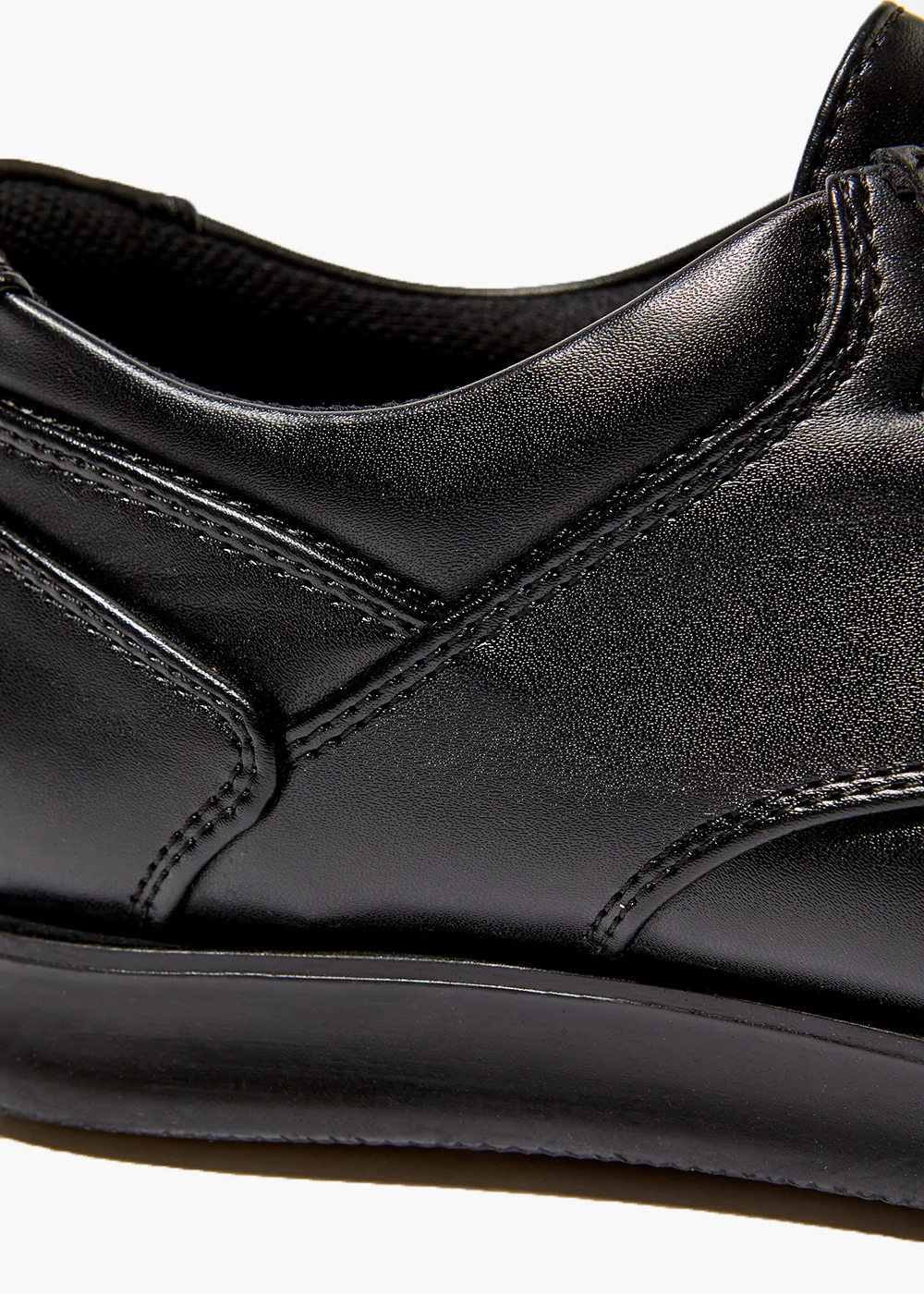 Black Lace Up Shoes - Size 6 Image 2