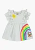 Girls Grey Elmer Dress (Newborn-18mths) - Newborn Image 1