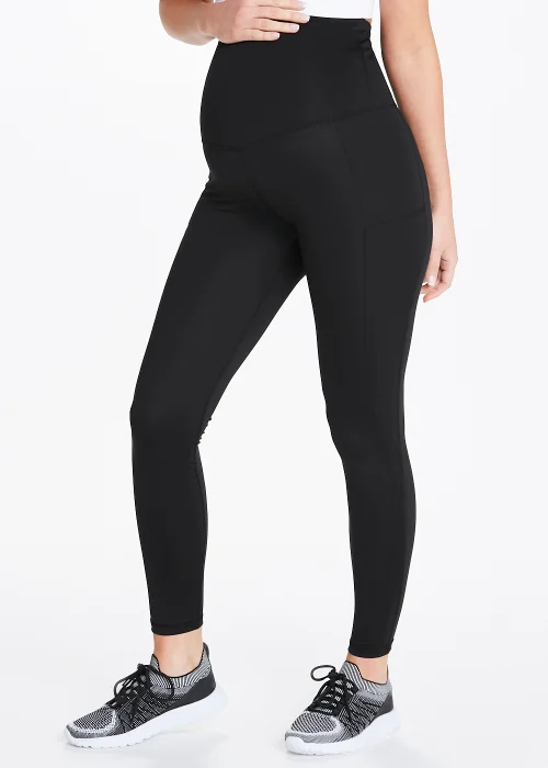 Souluxe Maternity Black Gym Leggings - 8 Image 1