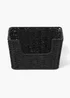 Black Woven Basket (25cm x 25cm x 15cm) Image 1