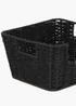 Black Woven Basket (25cm x 25cm x 15cm) Image 2