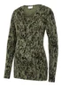 Mamalicious Maternity Green Print Nursing Top - XS - UK 6 Image 2