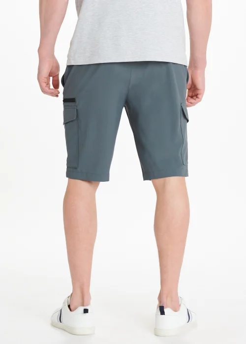 Grey Drawcord Cargo Shorts - 30 Image 2