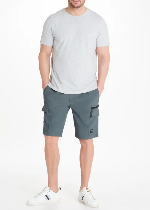 Grey Drawcord Cargo Shorts - 30 Image 4