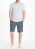 Grey Drawcord Cargo Shorts - 30 Image 4