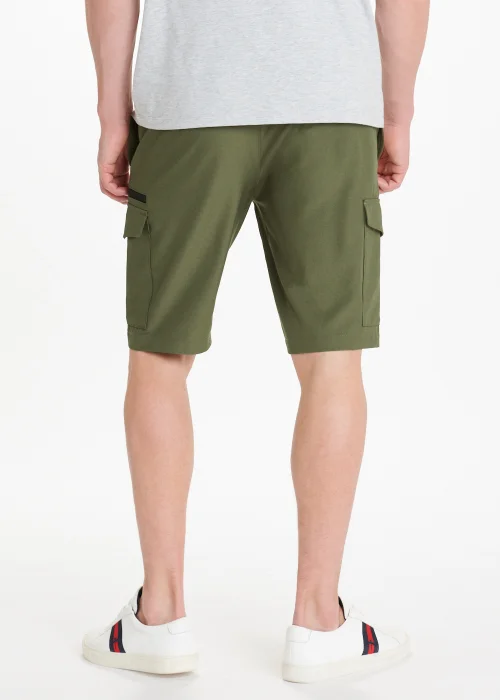 Khaki Drawcord Cargo Shorts - 30 Image 2
