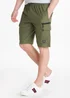 Khaki Drawcord Cargo Shorts - 30 Image 1