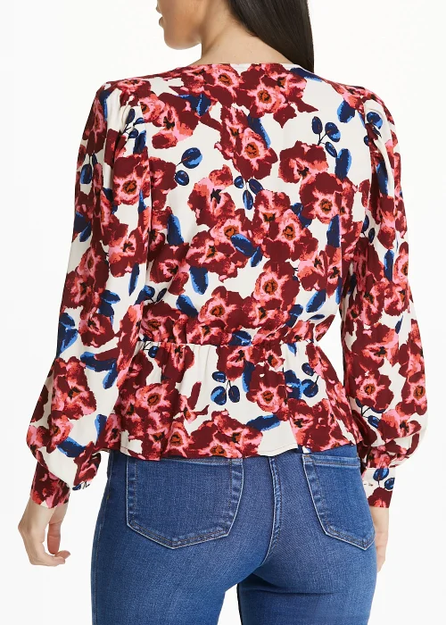 JDY True Floral Mock Wrap Top - EU 34 - UK 6 Image 2