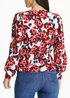 JDY True Floral Mock Wrap Top - EU 34 - UK 6 Image 2