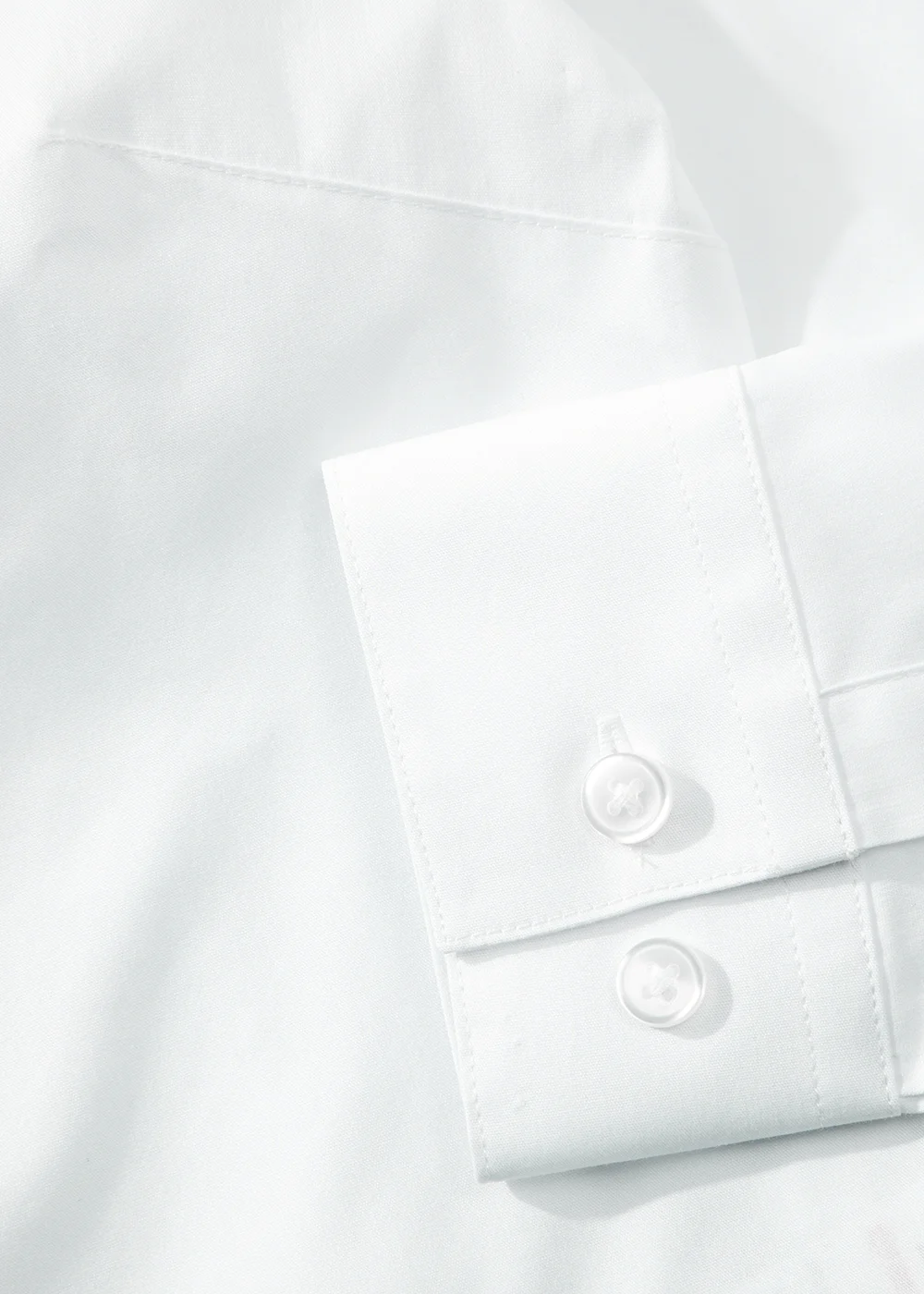 Girls 2 Pack White School Blouses (8-16yrs) - 8 Yrs Image 2