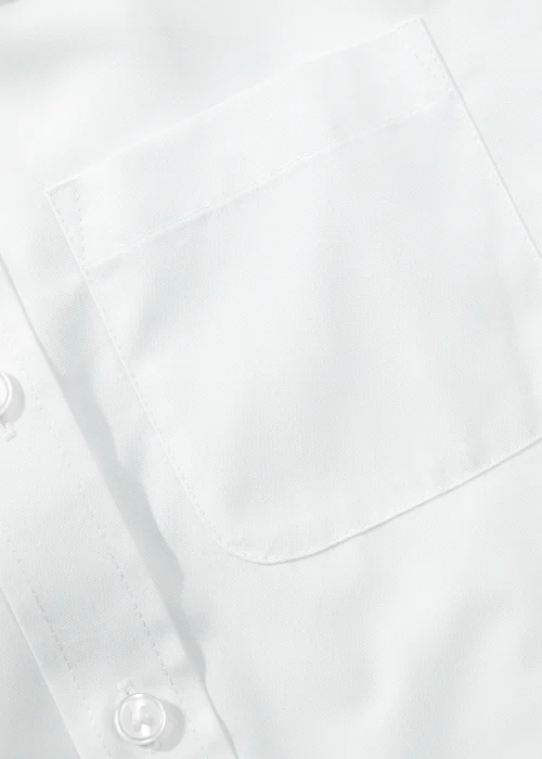 Kids 2 Pack White Generous Fit School Shirts (6-16yrs) - 6 Yrs Image 2