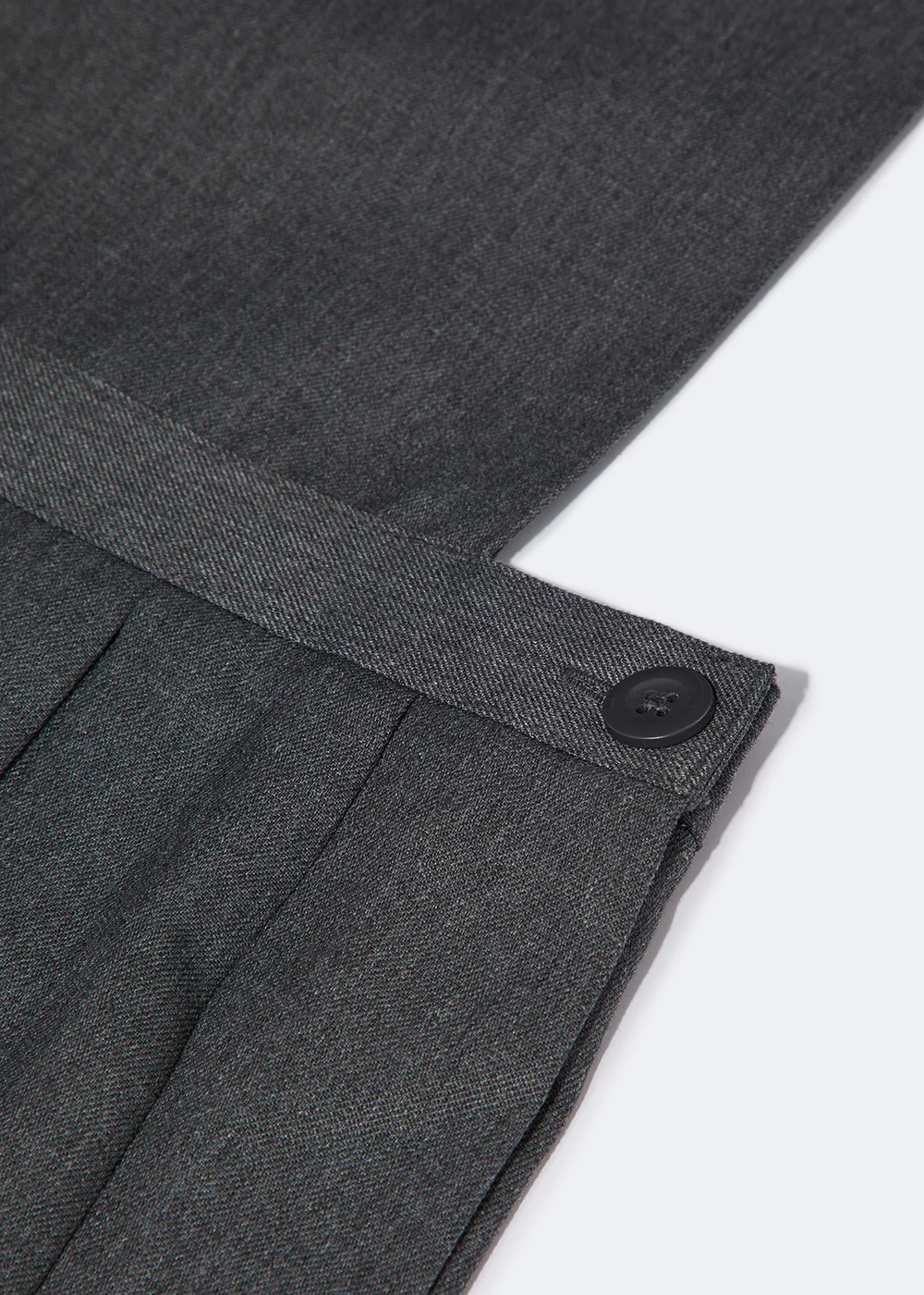 Girls Grey Box Pleat School Pinafore (4-15yrs) - 15 Yrs Image 2