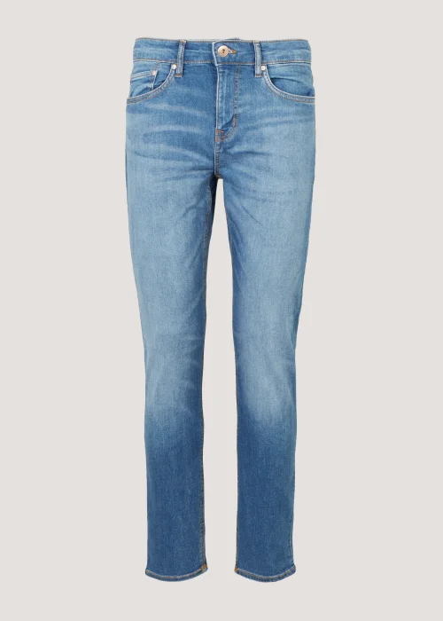 Bright Blue Stretch Skinny Jeans - 28 Waist Short Image 3