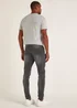 Charcoal Stretch Super Skinny Jeans - 28 Waist Short Image 3