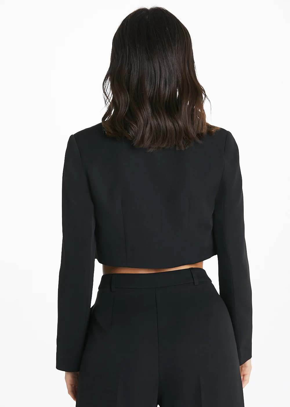 Be Beau Black Cropped Blazer - 6 Image 2