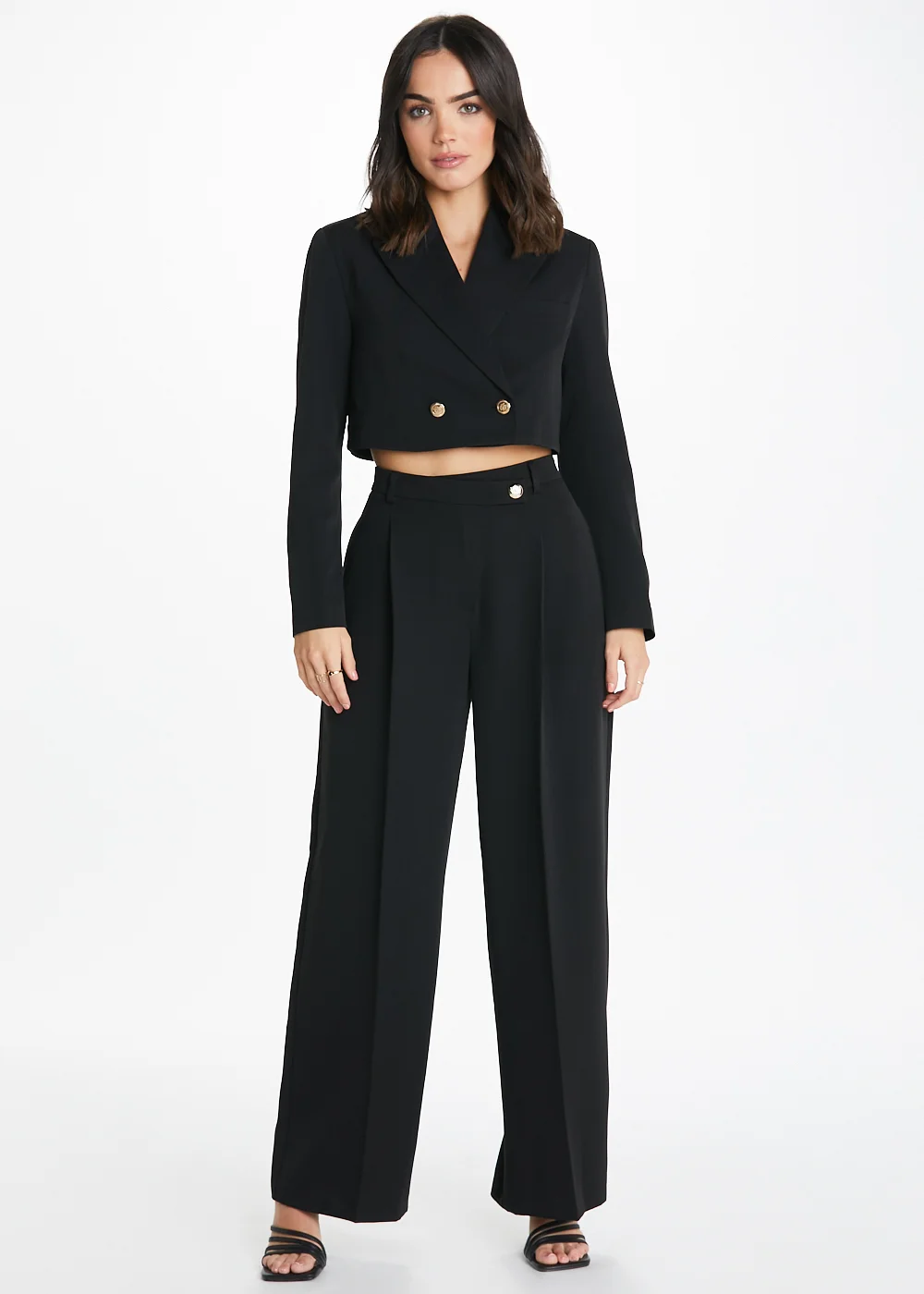 Be Beau Black Cropped Blazer - 6 Image 4