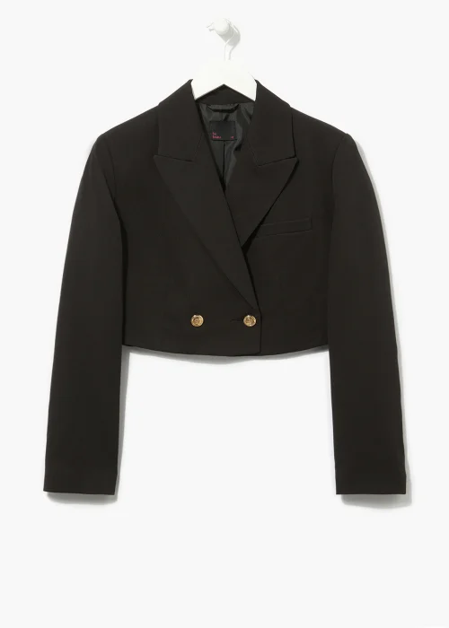 Be Beau Black Cropped Blazer - 6 Image 3