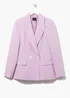 Be Beau Lilac Double Breasted Blazer - 6 Image 4