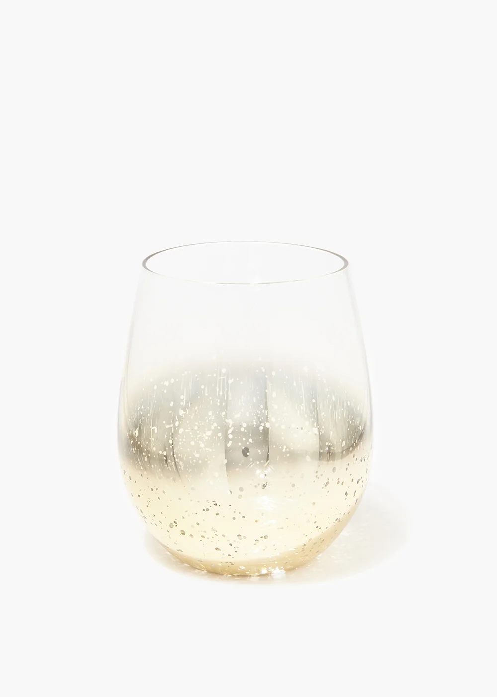 Mercury Gold Glass Tumbler (11cm x 7.5cm) Image 1