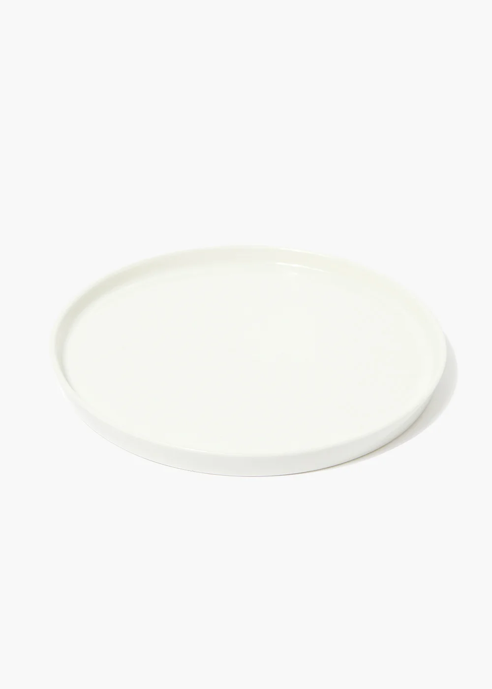 White Lipped Side Plate (20.5cm x 20.5cm) Image 1