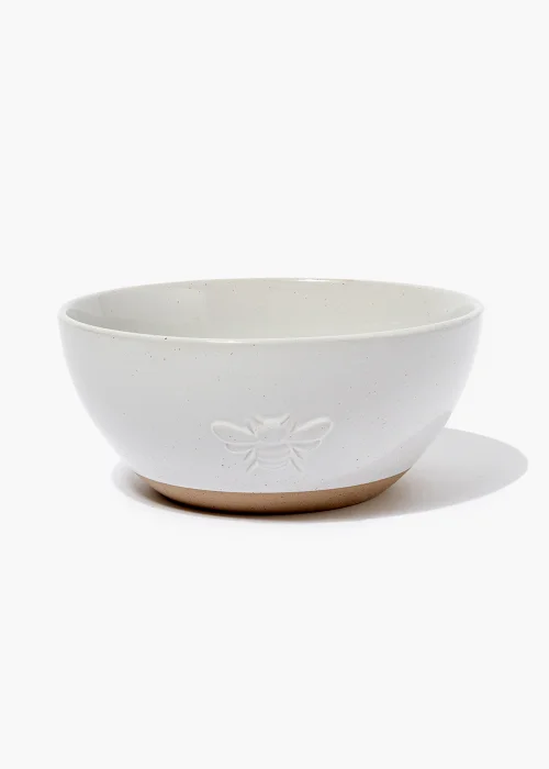 White Bee Cereal Bowl (15.5cm x 7cm) Image 1