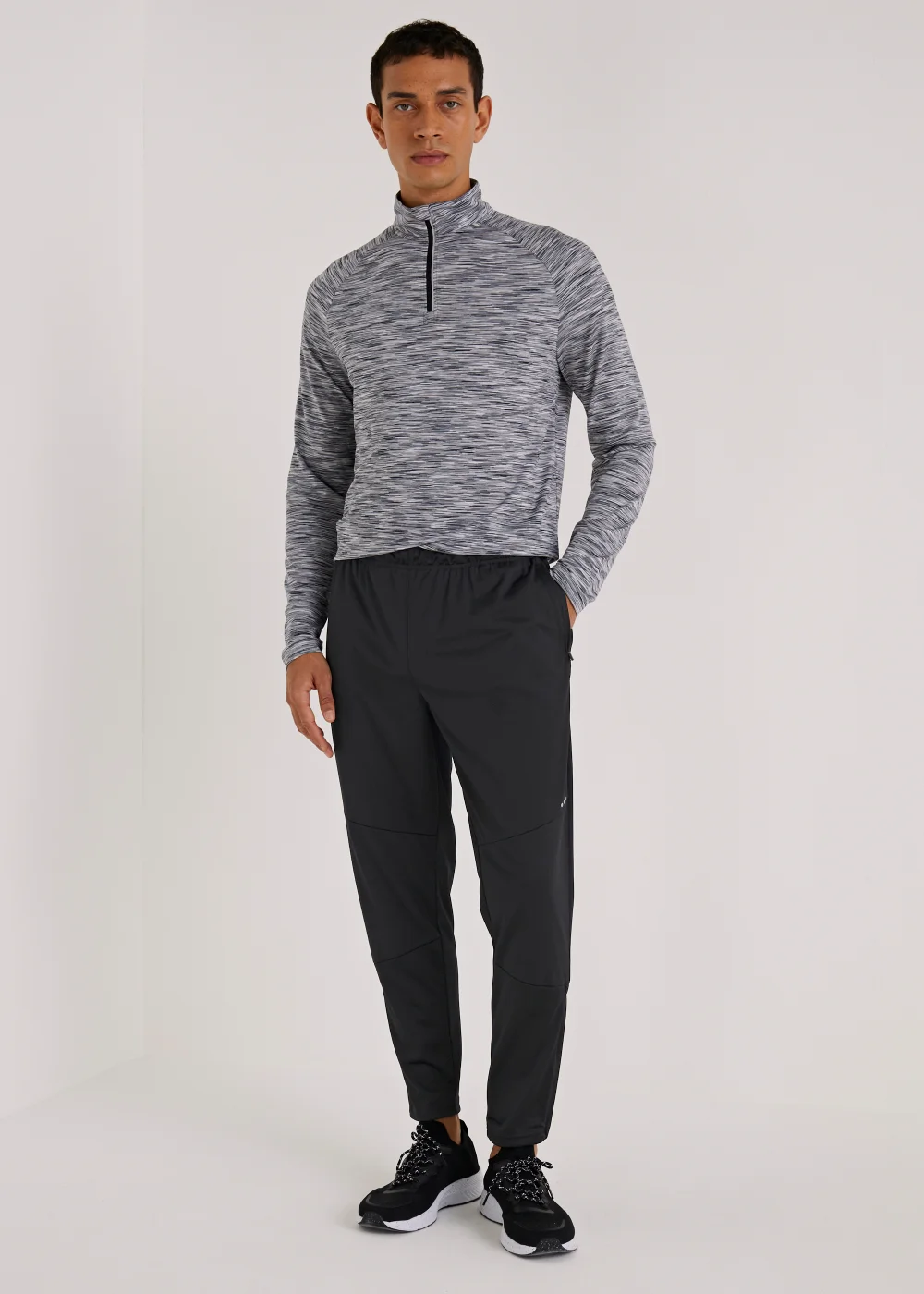 Souluxe Black Fleece Football Sports Joggers - Small Image 1